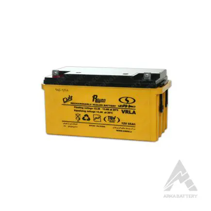 1644668555-12-SB-65 خرید عمده باتری یو پی اس 12 ولت 65 آمپر صبا باتری - تصویر 1